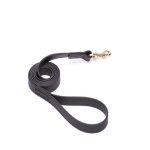 Black Waterproof Riesenschnauzer Leash Made of Biothane