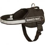 Nylon Riesenschnauzer Harness with Reflective Strap for Training, Walking, Police Service, SAR and More