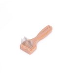 "Tidy Look" Wooden Brush/Comb With Metal Teeth for Riesenschnauzer