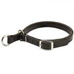 Riesenschnauzer Leather Choke Collar