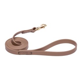 Khaki Waterproof Riesenschnauzer Leash Made of Biothane