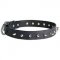Riesenschnauzer Leather Collar Spiked 30 mm