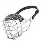 'The Silencer' Wire Cage Riesenschnauzer Muzzle With One Strap