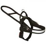 All Weather Nylon BREED-Name Harness for Guide and Assistance