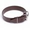 Extra Wide Brown Biothane Riesenschnauzer Collar