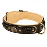 Riesenschnauzer Leather Collar Braided