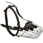 Wire Basket Riesenschnauzer Muzzle for Comfortable Walking and Training