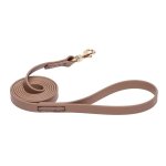 Khaki Waterproof Riesenschnauzer Leash Made of Biothane