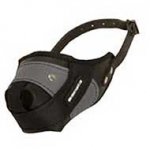 Protection Training Riesenschnauzer Muzzle Made of Nylon and Leather