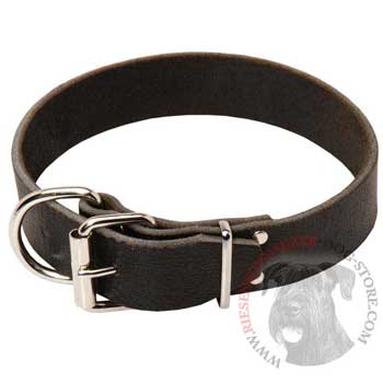 Riesenschnauzer Leather Collar