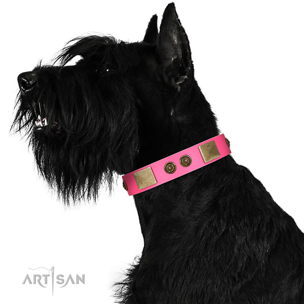 Convenient dog collar handcrafted for your lovely four-legged friend