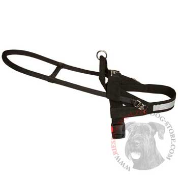 Riesenschnauzer Guide Harness Leather for Dog Assistance