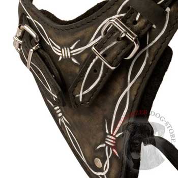 Padded Chest Plate of Riesenschnauzer Harness