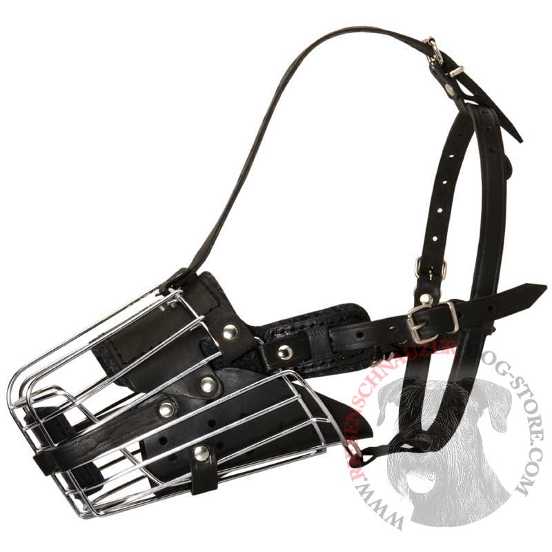 Basket Wire Riesenschnauzer Muzzle Padded All Over - Click Image to Close