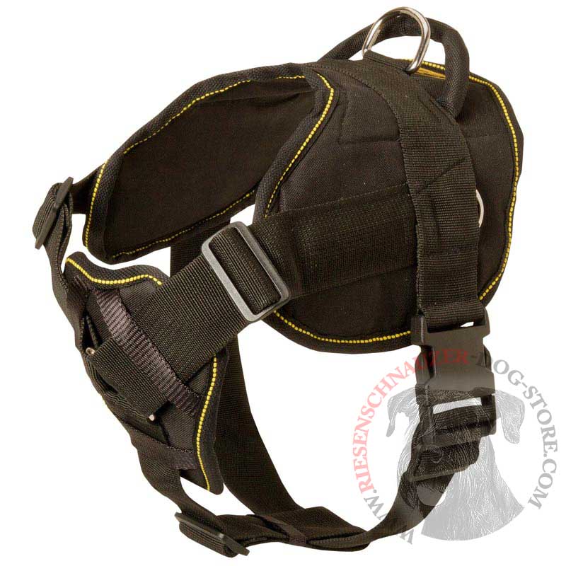 Nylon Riesenschnauzer Harness for Pulling Tracking Training