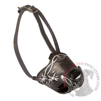 Anti-Barking Muzzle for Riesenschnauzer
