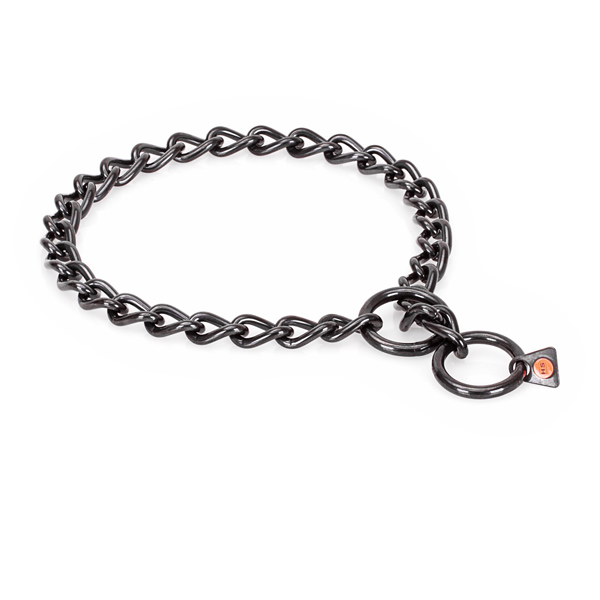 Behavior training pet choke collar made of double durable stainless steel